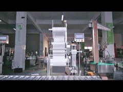 カスタマイズされたタッチスクリーンのオンライン平らなラベルのアプリケーター機械PLC制御380W